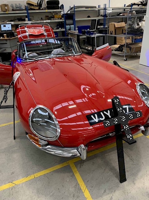 3D scanning a Jaguar E-type