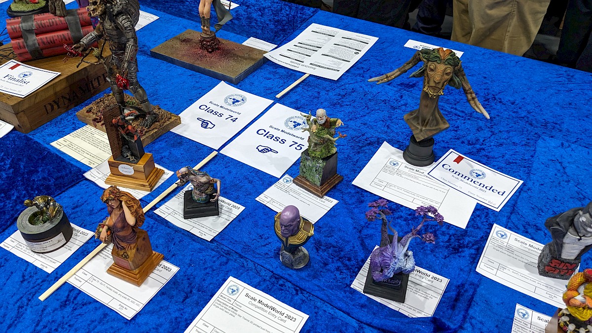 Selection of fantasy busts