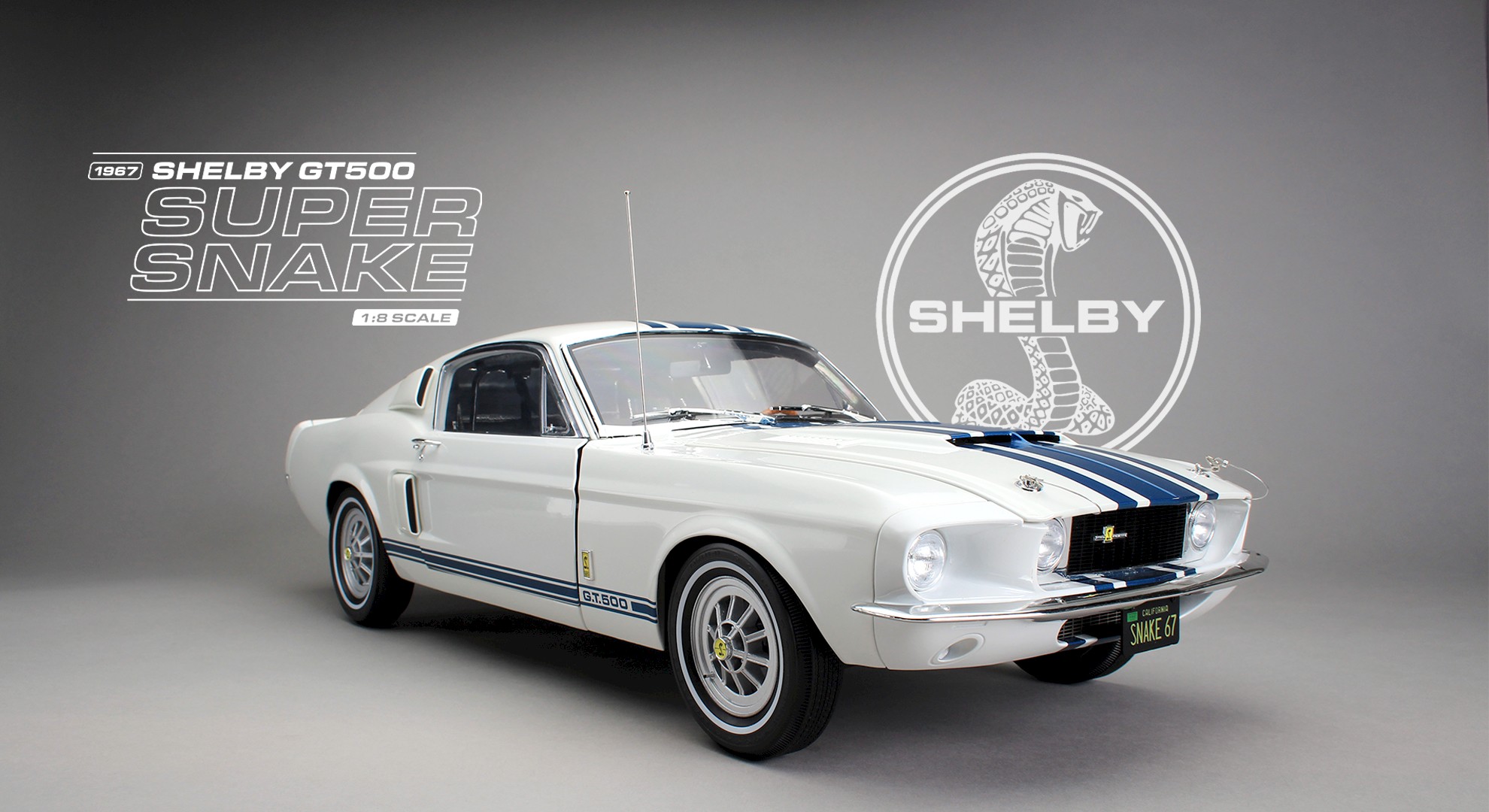 Ford Mustang Shelby GT500 - Voiture miniature à l'échelle 1:43