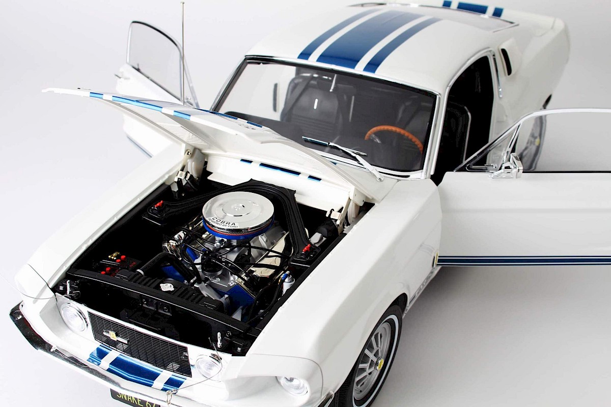 Ford Mustang 1965, maquette 3D en métal