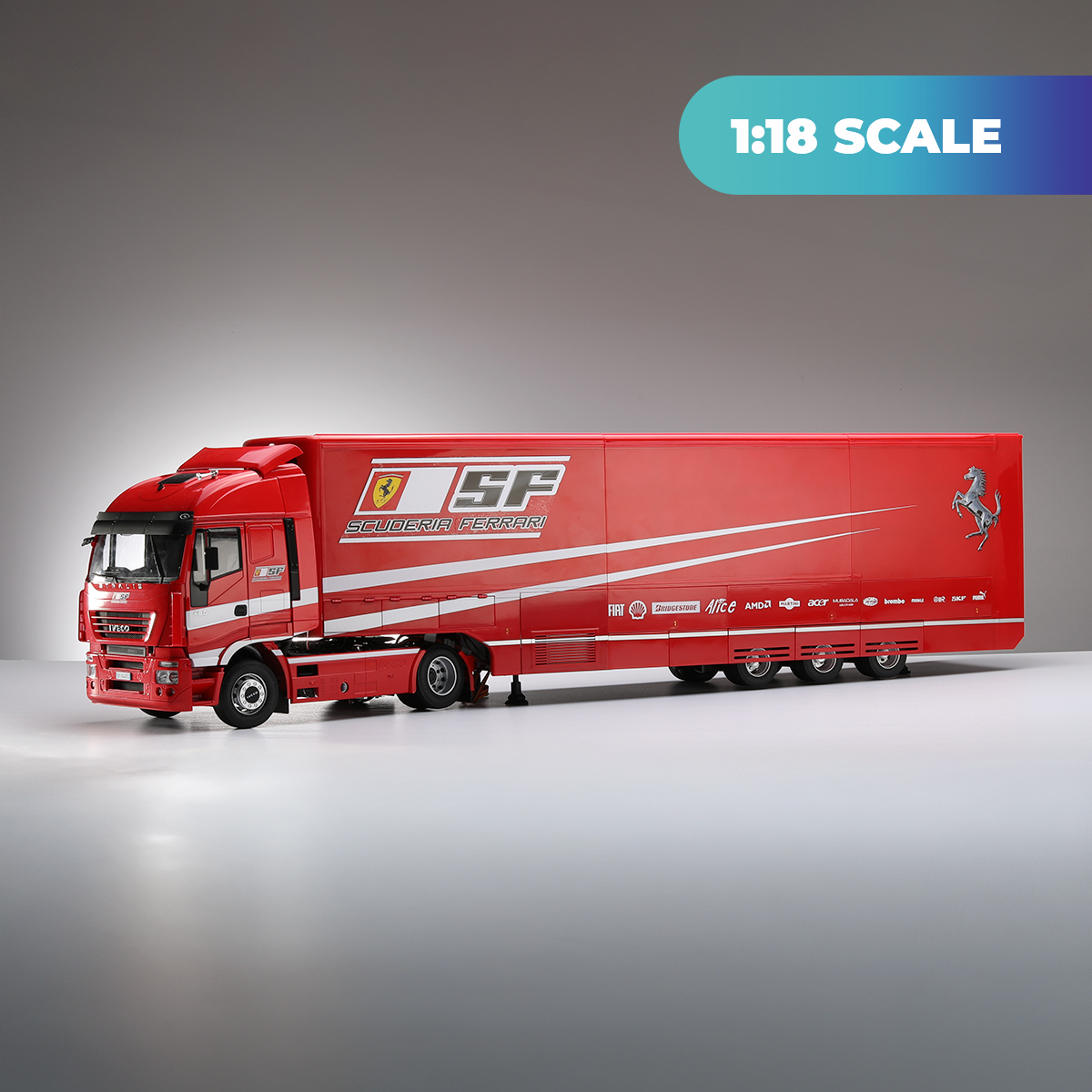 フェラーリ F1 トランスポーター 1/18 スケール モデルキット, Agora